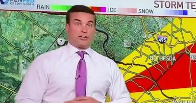 Heartbreaking moment weatherman calls kids on-air telling them to take cover in tornado