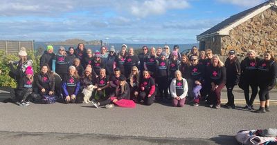 Dublin Sister Sheds gather in their dozens to walk in solidarity with Charlie Bird