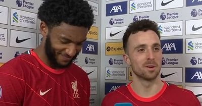 What Diogo Jota 'told' Joe Gomez was going to happen in Liverpool win over Watford