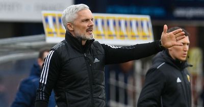 Jim Goodwin fumes at Aberdeen referee John Beaton as he claims Charlie Adam 'struck' Dons star in face