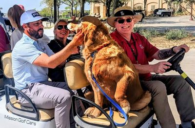 Had a bad day? This shuttle assistant at the Valero Texas Open will make everything better