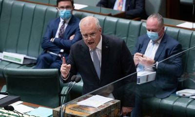 Labor is careful not to write him off, but the pressure is all on Scott Morrison