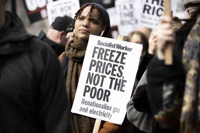 Protesters gather across UK to demand government tackle cost of living crisis