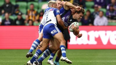 Ryan Papenhuyzen dominates as Melbourne crush Canterbury, Mitch Moses leads Parra to easy win over Saints