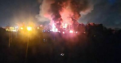 Bristol Rolls Royce fire caught on video after cars set alight