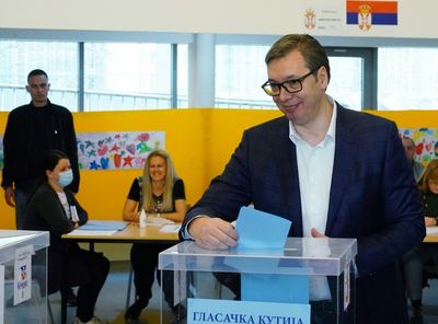 Serbians vote in polls overshadowed by war in Ukraine