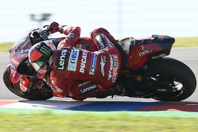 "Nervous" Bagnaia escapes Argentina MotoGP penalty after FP2 traffic incident