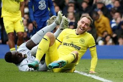 ‘Unbelievable’ Christian Eriksen lauded by Brentford boss Thomas Frank after stunning win over Chelsea