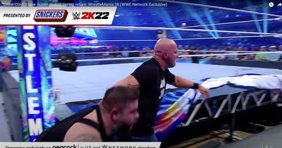 'Stone Cold' Steve Austin makes emotional WWE return at Wrestlemania 38