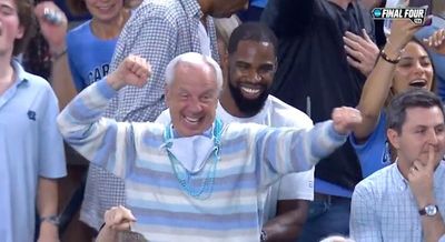 Roy Williams was so fired up after North Carolina beat Duke and hoops fans loved it