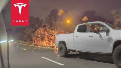 Watch This Crazy Tesla Model 3 Road Rage Attack And Chase