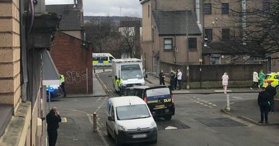 Police lock down Rutherglen street after ‘disturbance’ breaks out as area taped off