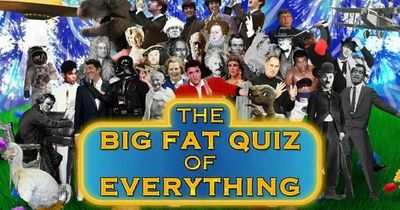 The Big Fat Quiz of Everything 2022: panelists and air time