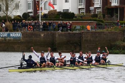 Oxford win men’s Boat Race for first time since 2017 while Cambridge triumph in women’s event