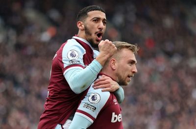 Jarrod Bowen scores winner as West Ham pile more relegation worries on 10-man Everton