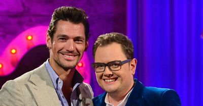 Alan Carr asks David Gandy to set him up with 'chubby chaser' pals after his divorce