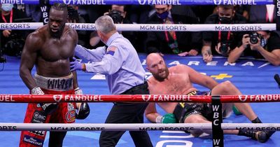 Tyson Fury's coach recalls watching heavyweight being dropped by Deontay Wilder