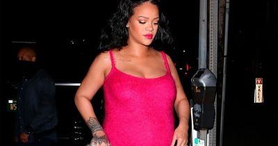 Rihanna continues to lead the way for fun maternity fashion in new skimpy outfit