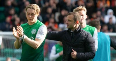 Shaun Maloney saw Hibs signs that they can beat Hearts to claim top six place after Dundee Utd draw
