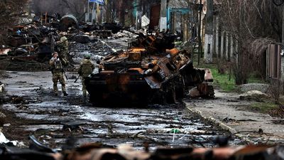 Slideshow: Death, destruction in wake of Russian troop withdrawal from northern Ukraine