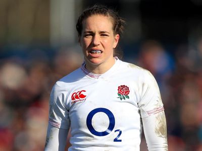 Emily Scarratt reaches England half-century in Women’s Six Nations rout of Italy
