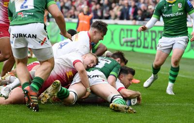 Clinical Harlequins move closer to Gallagher Premiership play-offs with thumping win at London Irish