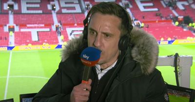 Gary Neville makes brutal "Soccer Aid" jibe at Man Utd's performance against Leicester