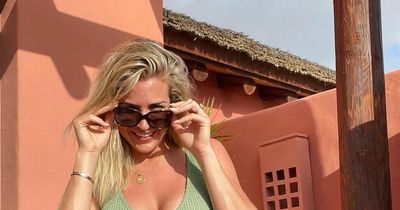 Ex Emmerdale star Gemma Atkinson sends fiance Gorka Marquez wild in bikini poses on holiday