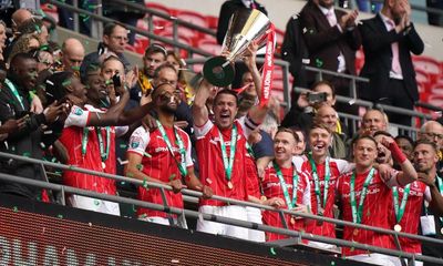 Rotherham lift Papa John’s Trophy after fightback sinks Sutton in extra time