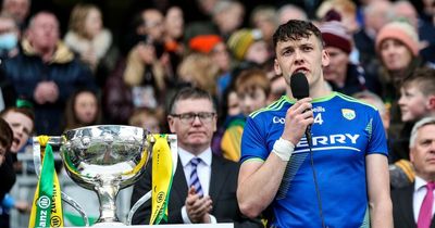 David Clifford pays touching tribute to Red Og Murphy after leading Kerry to League title