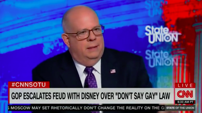 GOP Gov. Hogan calls out DeSantis for fighting with Disney over "absurd" law