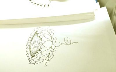 Wielding brush one last time in service of god