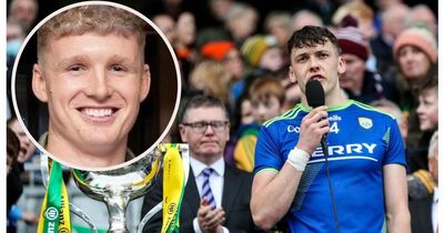 David Clifford pays touching tribute to Red Og Murphy after leading Kerry to league title