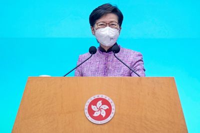 Hong Kong leader Carrie Lam says she will not seek a second term