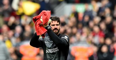 Alisson Becker fumes during Watford win as Thiago set for Liverpool Champions League change