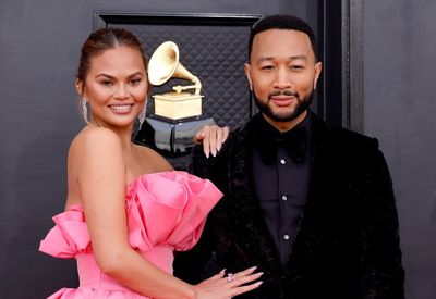 John Legend and Chrissy Teigen’s children make surprise appearance at Grammys