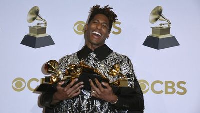 Jon Batiste wins 5 Grammys — including album of the year