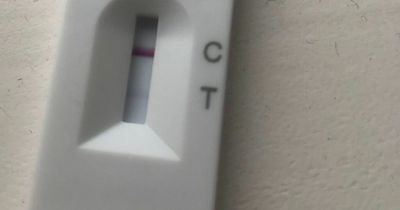 What a faint line on a lateral flow test means