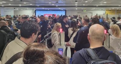 Manchester Airport queues 'absolute shambles' as Liverpool FC fans head to Lisbon