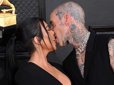 ‘It’s the Grammys, not your mom’s living room’: Fans react to Kourtney Kardashian and Travis Barker’s PDA
