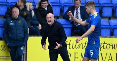 David Martindale disputes referee decision in St Johnstone match last weekend