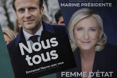 France heads for tight Macron-Le Pen election duel on April 24 -polls