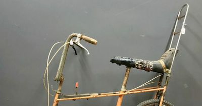 Rusty 'Chopper' bike saved from being thrown in skip sells for hundreds of pounds
