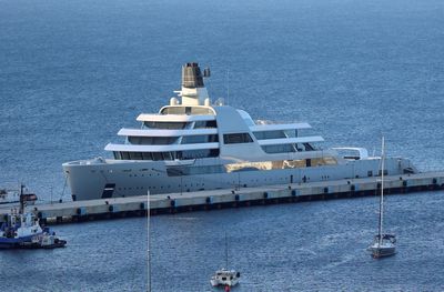 Yacht linked to Russia's Abramovich leaves Bodrum cruise port