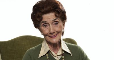 How old was June Brown and how long did she play Dot Cotton in EastEnders?