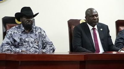 South Sudan's President Kiir and VP Machar agree to unify army