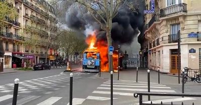 Paris fire: Huge smoke plumes over the city with blaze in heart of the capital