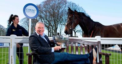 Rangers legend entertains pantomime Celtic boos as he makes Scottish Grand National appearance