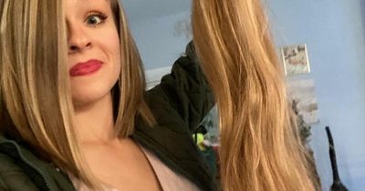 Real-life Rapunzel goes viral after cutting her 4ft-long hair for first time in 19 years