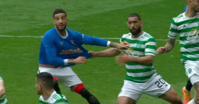 Cameron Carter Vickers Rangers incidents evaluated as pundits slap down 'handball' but shirt pull is different story